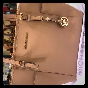 Beige MK Purse